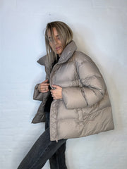 Sassy Copenhagen - Puffer jacket - Beige - Down jacket - Alina