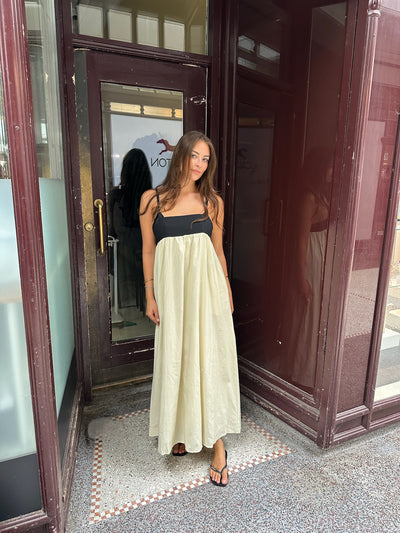 Sassy Copenhagen - Dress - Cream/Black - My (PREORDER)