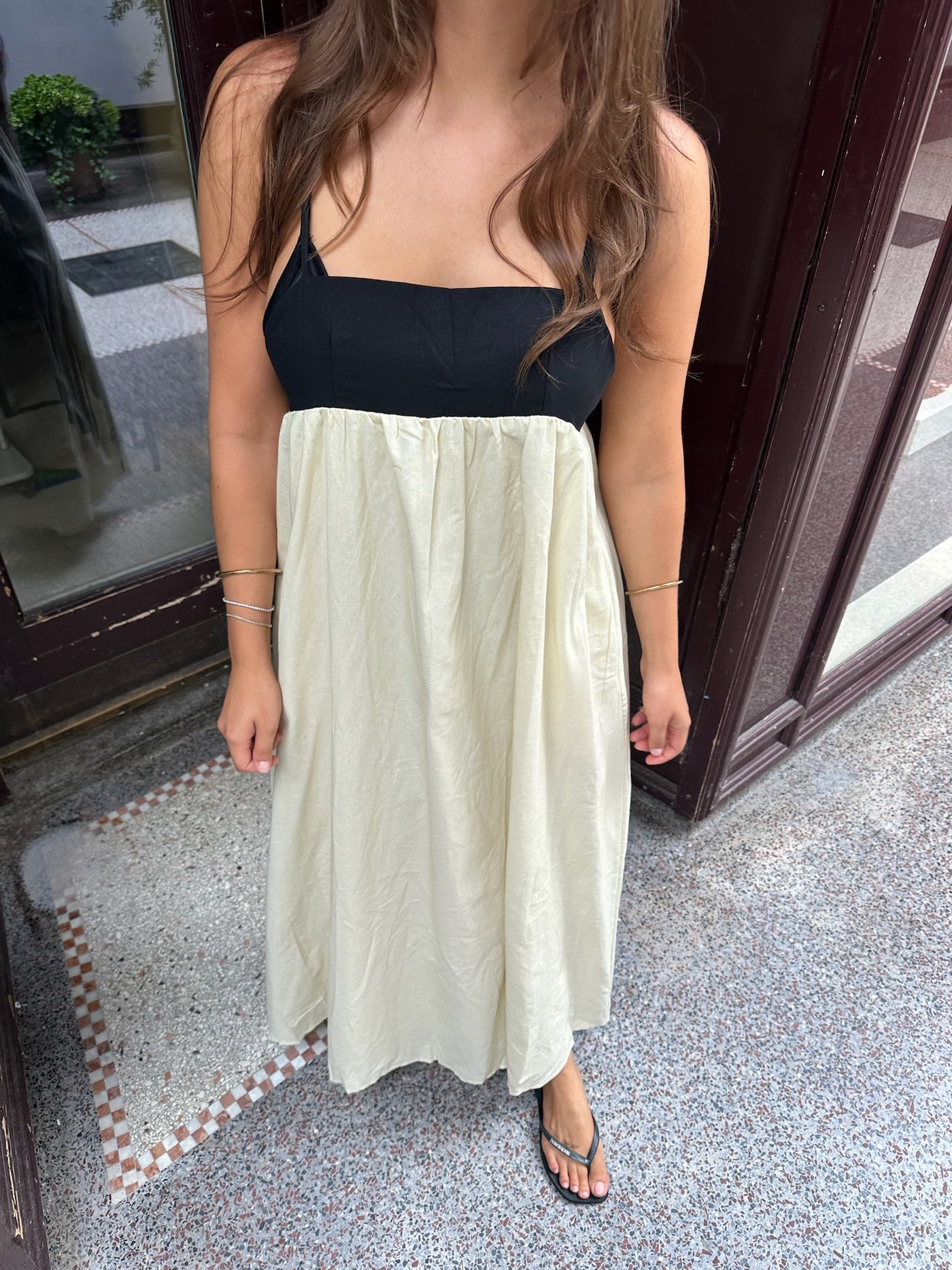 Sassy Copenhagen - Dress - Cream/Black - My (PREORDER)