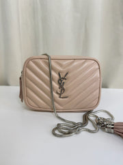 Yves Saint Laurent - lou crossbody bag - Beige - Secondhand