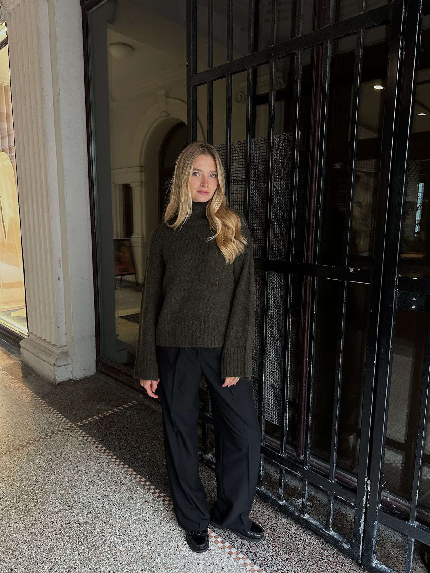 Selected Femme - Knitwear - Deep Depths - Gabriella High Neck