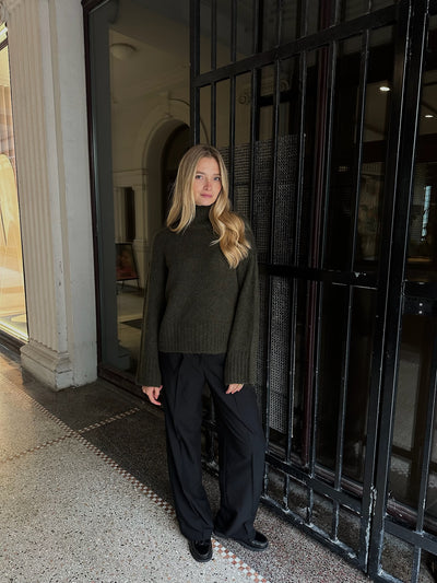 Selected Femme - Knitwear - Deep Depths - Gabriella High Neck