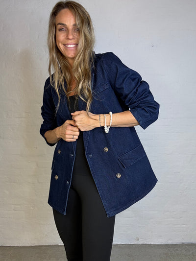 Only - Blazer - Dark blue denim - Matilda