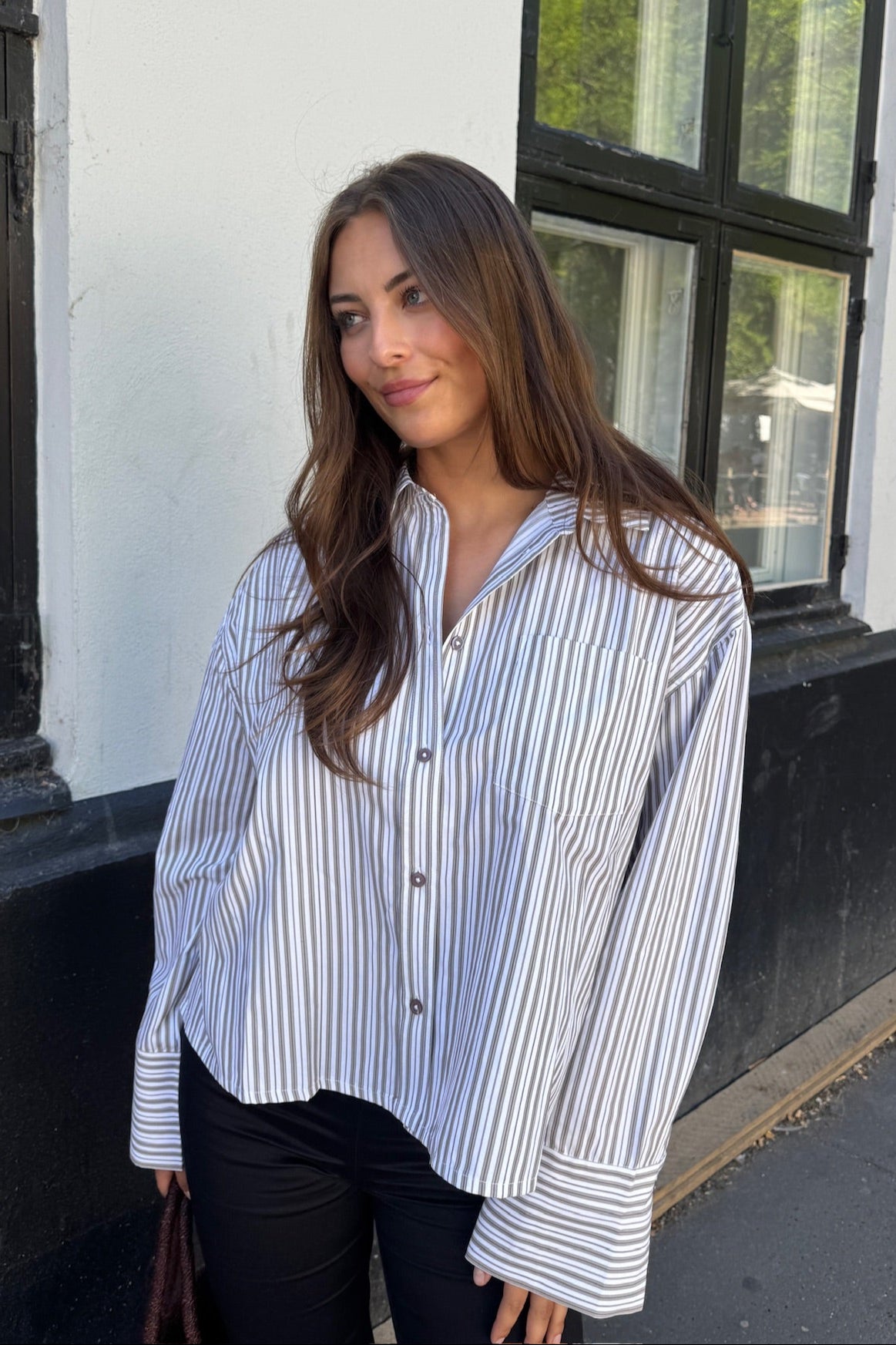 2NDDAY - Shirt - Walnut Stripe - Clarin