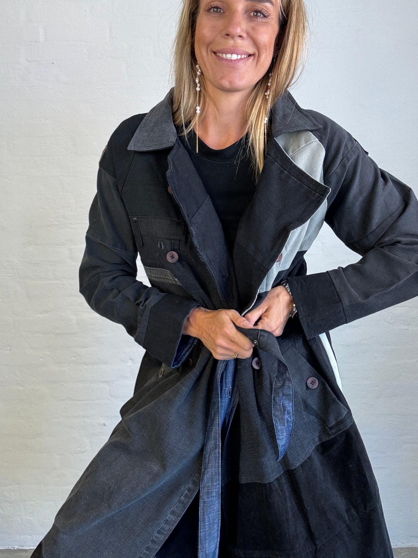 Cofur - Denim trench coat - Multi denim - No.4