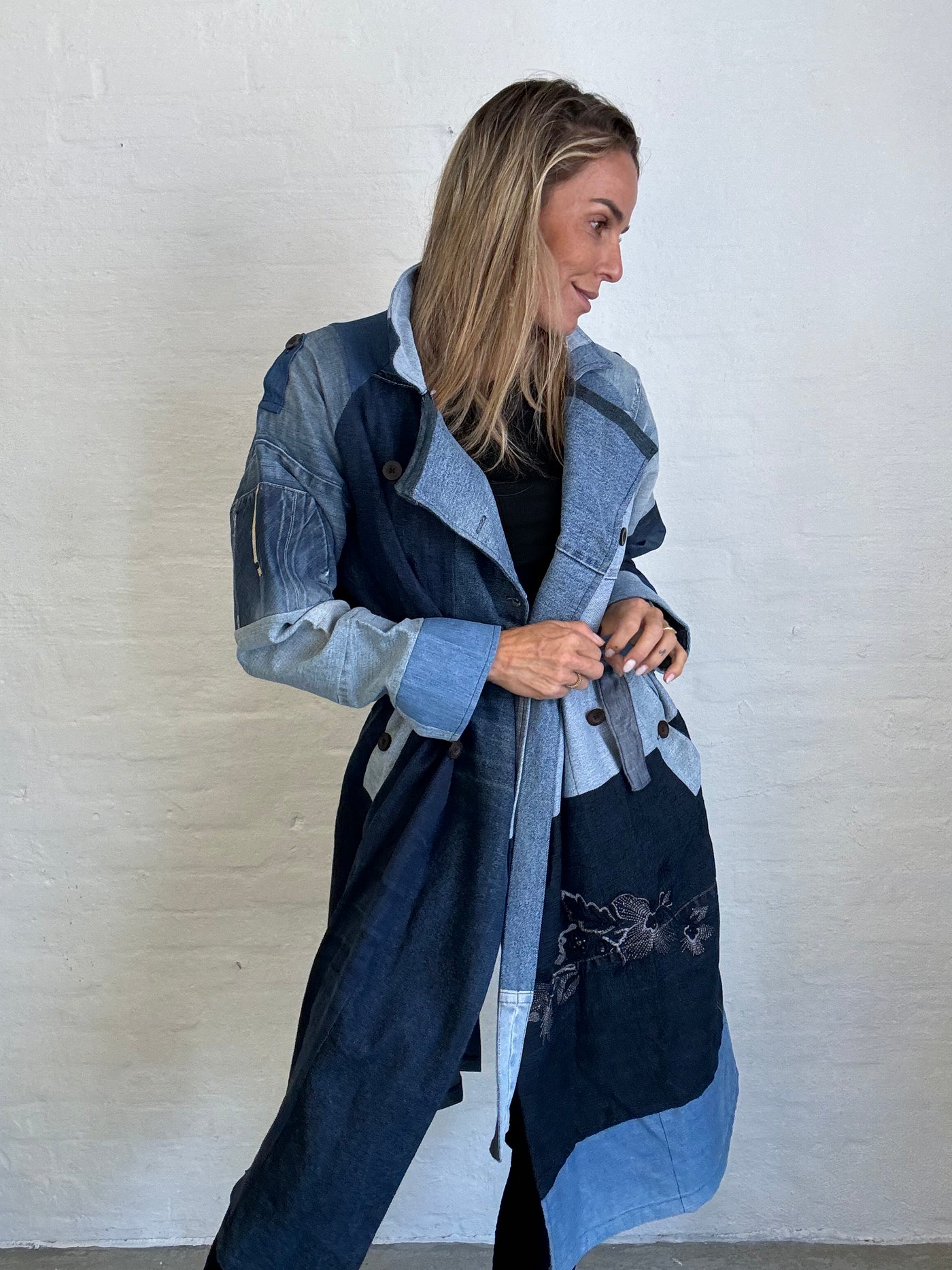 Cofur - Denim trench coat - Multi denim - No.6