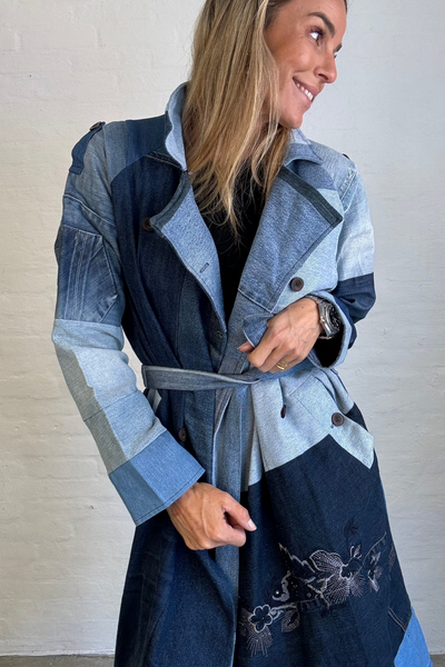 Cofur - Denim trench coat - Multi denim - No.6