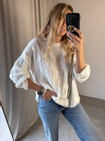 Sassy Copenhagen - Knitwear - Off White - Anabell
