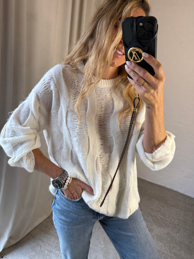 Sassy Copenhagen - Knitwear - Off White - Anabell