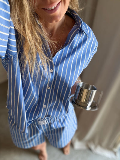 Axel Arigato - Skjorte - Blue/White - Tailor
