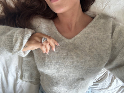 American Vintage - Strik - Powder Snow Melange - Pull East