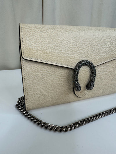 Gucci - Dionysus GG supreme chain wallet - Cream - Second hand