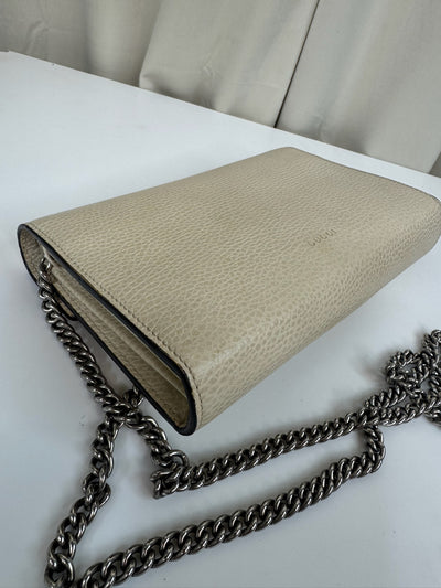 Gucci - Dionysus GG supreme chain wallet - Cream - Second hand