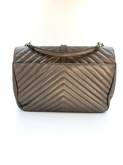 YSL - College quilted - Grey - Secondhand