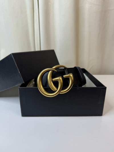 Gucci - Bælte - GG Marmont wide - Secondhand