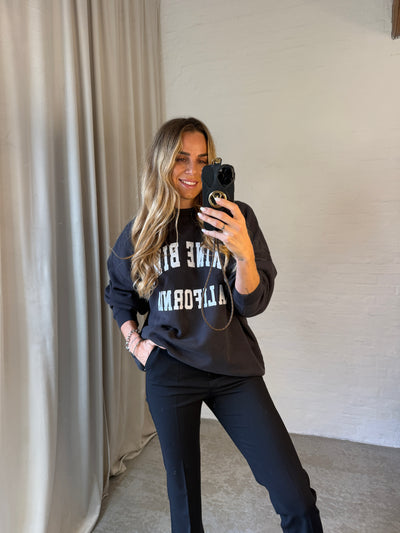 Anine Bing - Sweatshirt - Vintage Black - Miles
