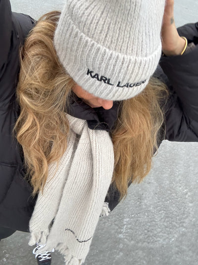 Karl Lagerfeld - Hue - Sand - ESSENTIAL BEANIE