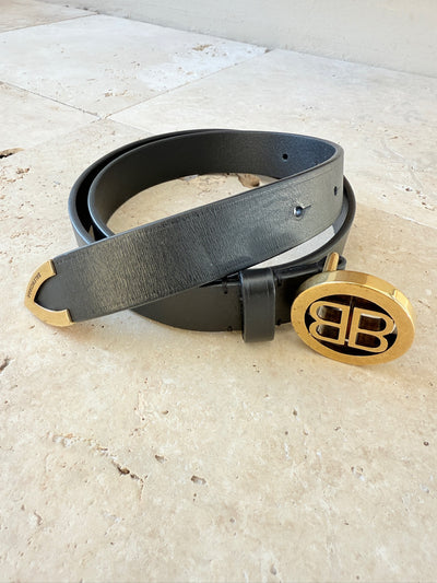 Balenciaga - BB-bælte - sort - Sencondhand
