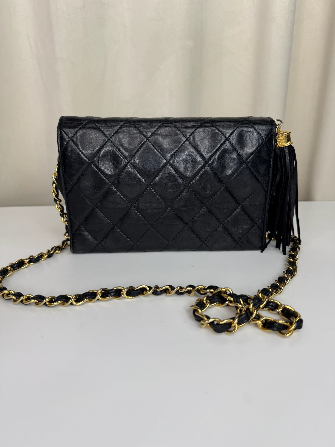 Chanel - Diamond Quilted Tassel flap bag - Secondhand