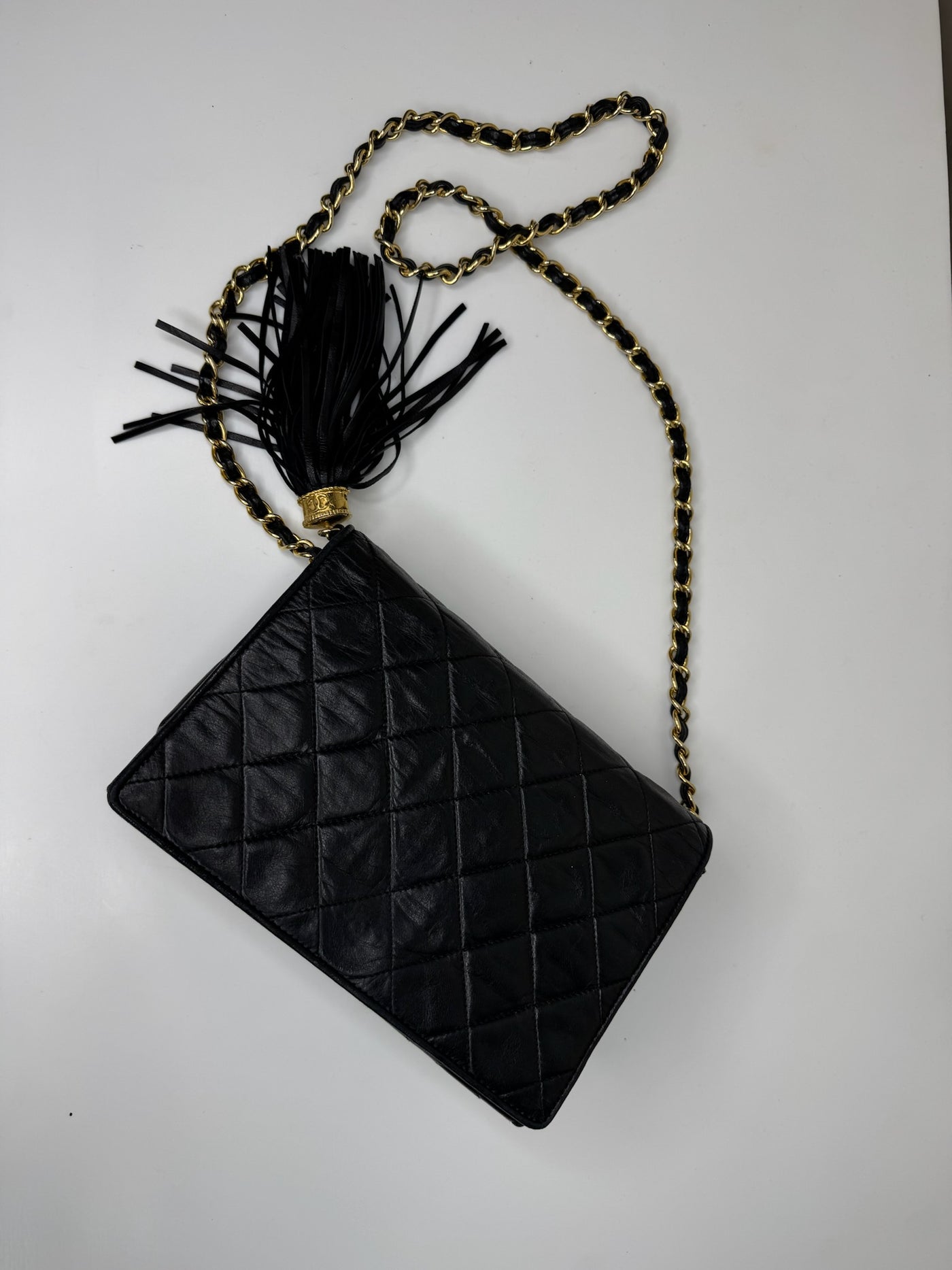 Chanel - Diamond Quilted Tassel flap bag - Secondhand