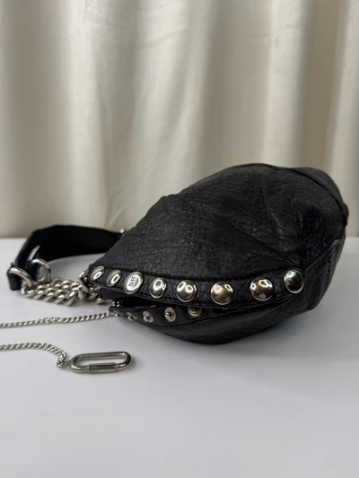 Sonia Rykiel  - Black leather - Skuldertaske - Secondhand