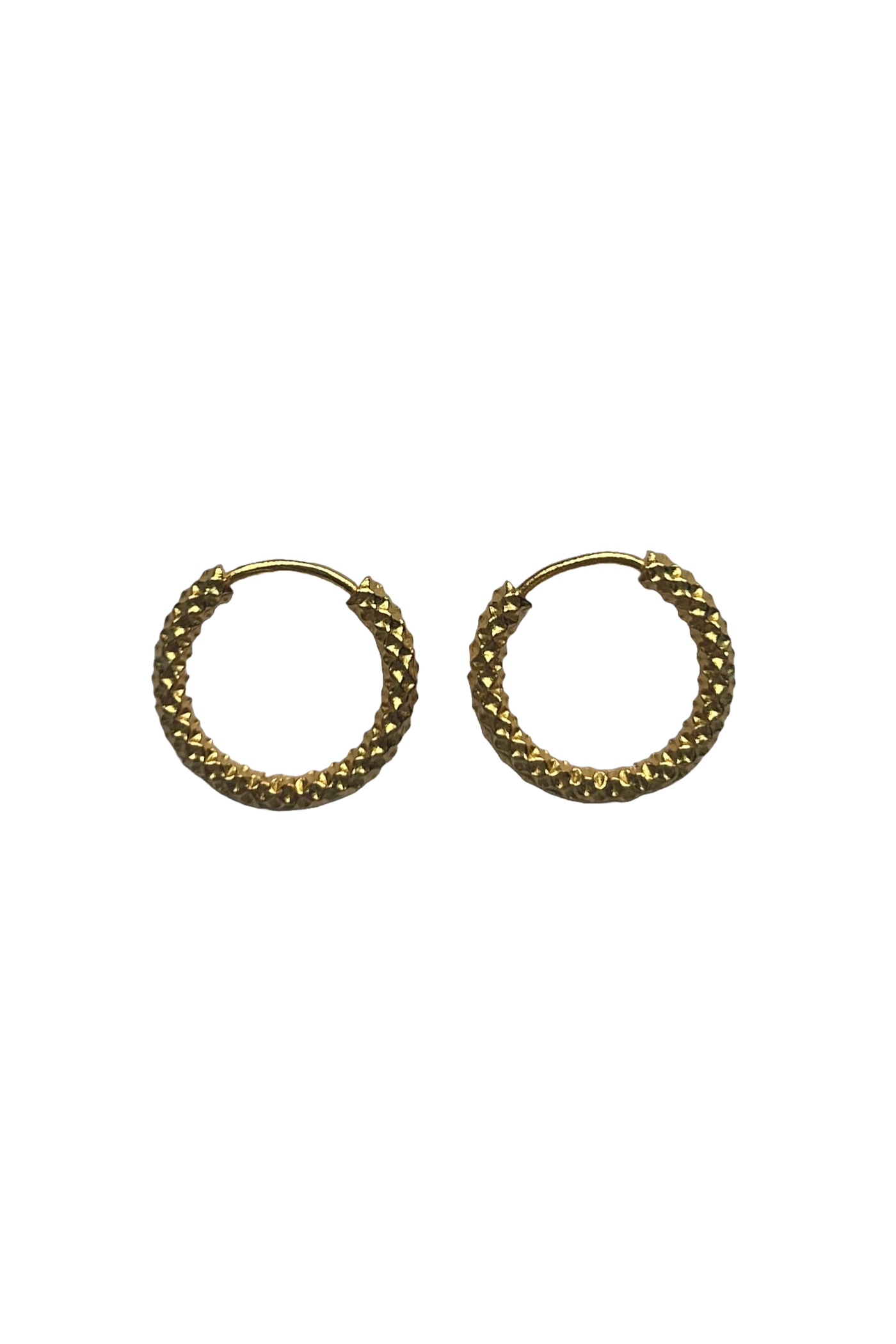 Andcopenhagen - Hoop earrings - 18 carat gold plated 925 sterling silver - Viva