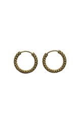 Andcopenhagen - Hoop earrings - 18 carat gold plated 925 sterling silver - Viva