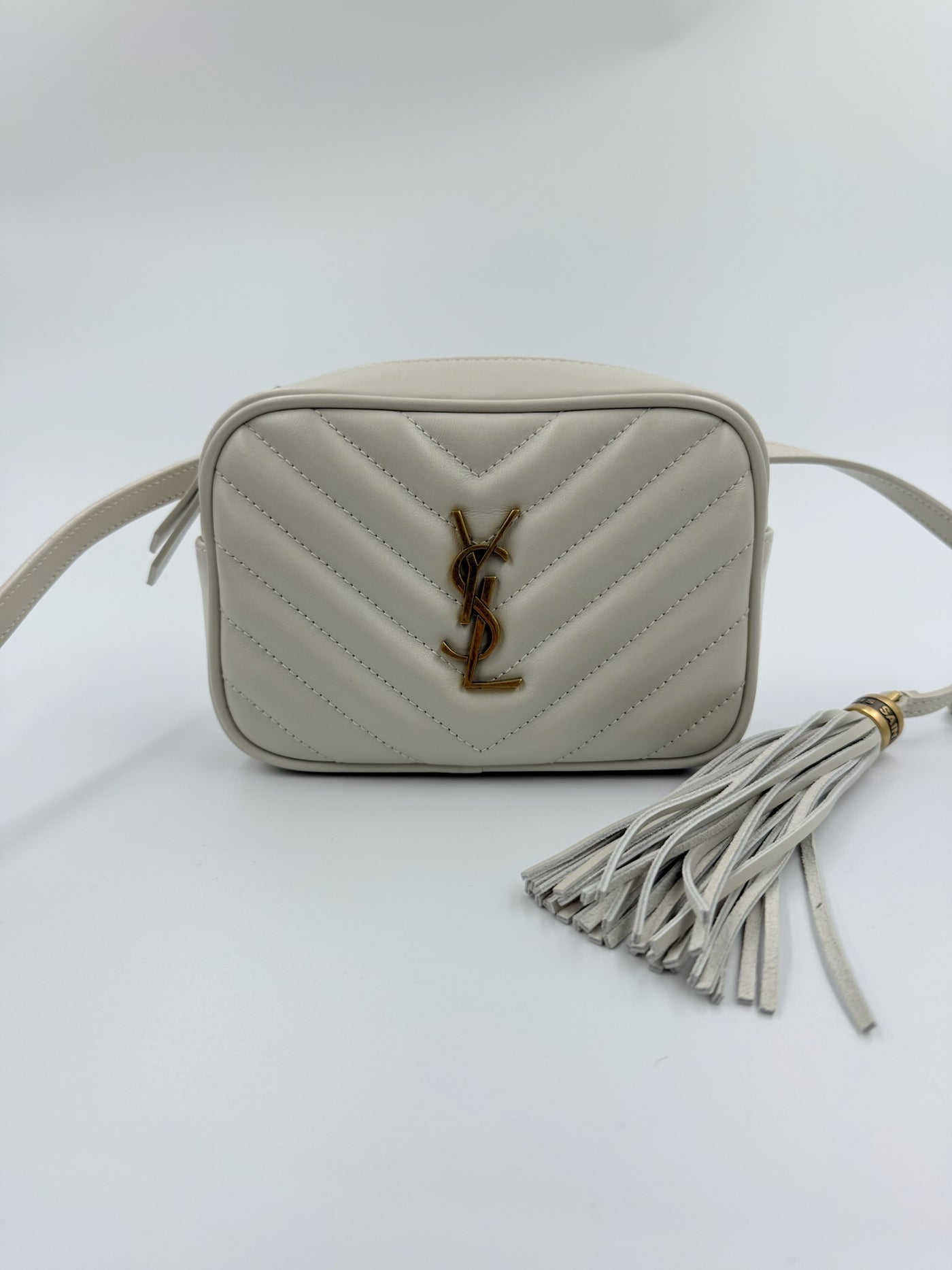 Yves Saint Laurent - Crocodile Embossed tote - black shopper - Secondhand