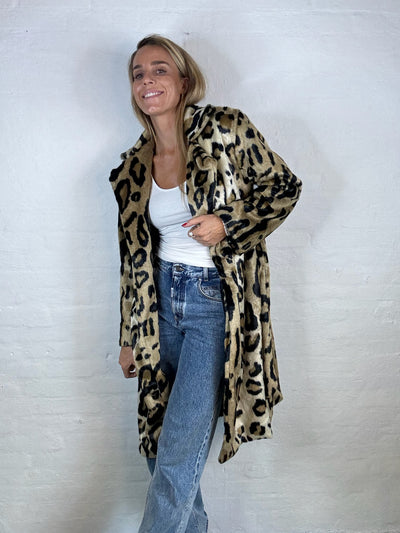 Sassy Copenhagen - Pels Trenchcoat - Leopard - Brooke