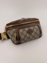 Gucci Vintage GG Supreme Belt Bag – beige/ebony – secondhand