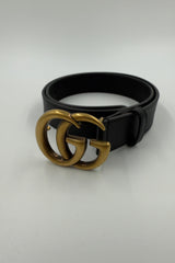 Gucci - GG Marmont læderbælte - Secondhand