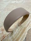 Sassy Copenhagen - Smooth Leather Hair Clips - Sikka Beige