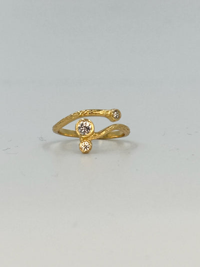 Andcopenhagen - Ring - beth - 18 karat guldbelagt -