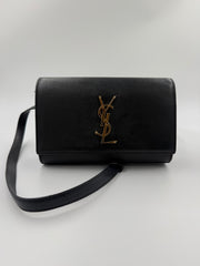 Saint Laurent Kate – belt bag – black leather bag – secondhand