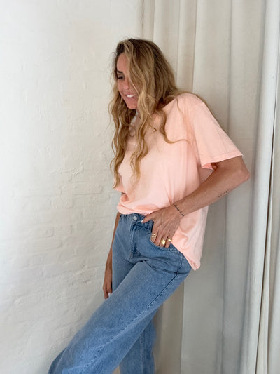 Sassy Copenhagen - T-shirt - Peach pink - Tulla