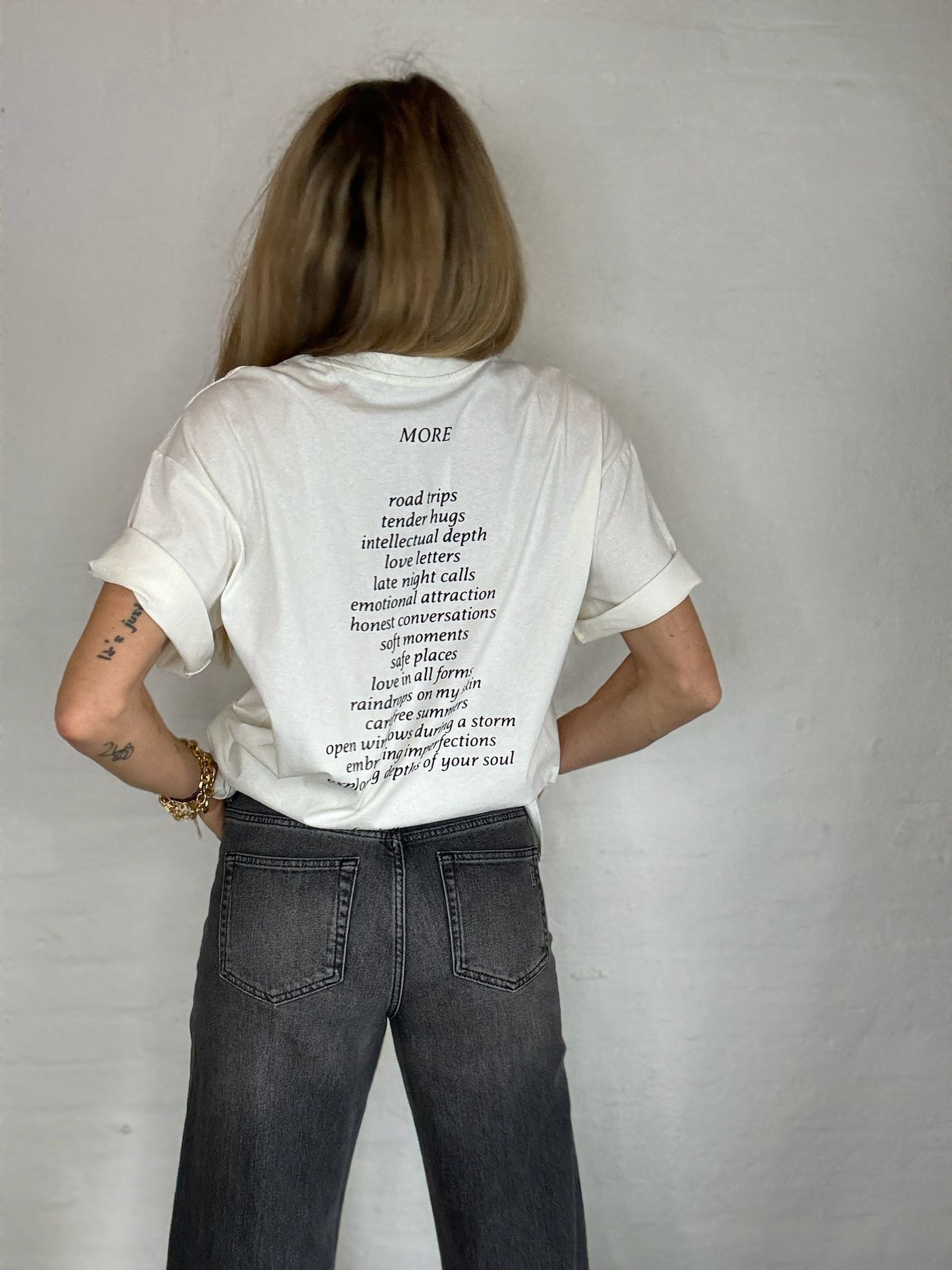 Sassy Copenhagen - Statement t-shirt - White - More