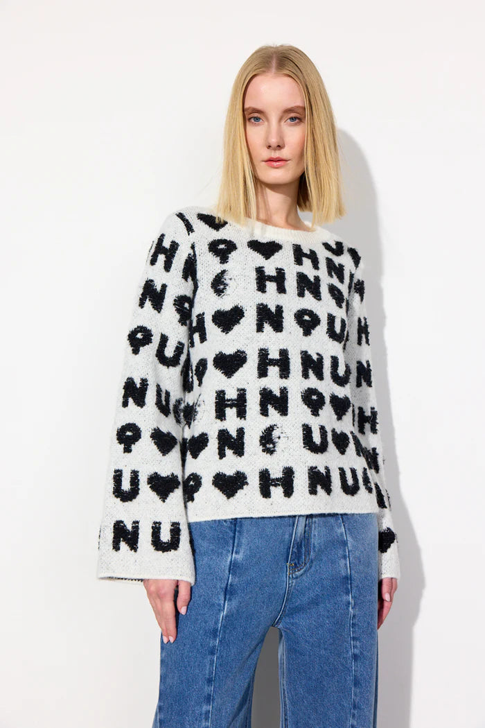 Hunkøn - Strik - White - Jenny