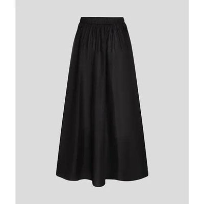 Karl Lagerfeld - Nederdel - Sort - DNA Long Skirt