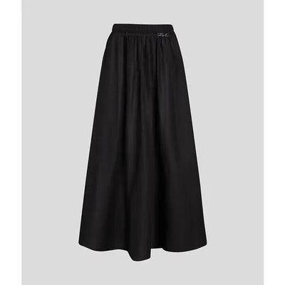 Karl Lagerfeld - Nederdel - Sort - DNA Long Skirt