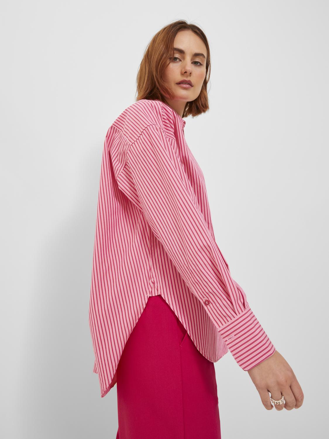 JJXX - Shirt - Cerise Stripes Pink - Jamie