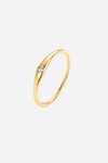 Andcopenhagen Jewelry Ring i 18 karat guldbelagt 925 sterlingsølv med navn Kentucy