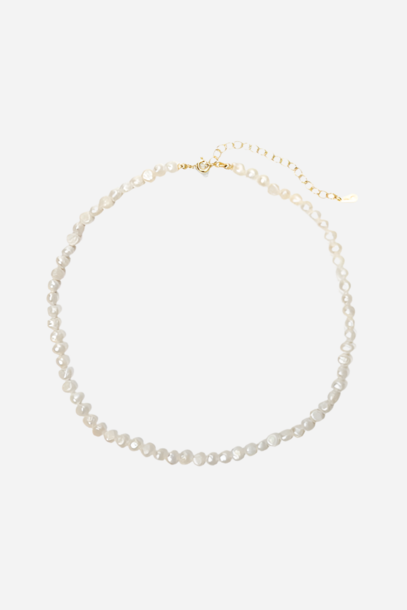 Andcopenhagen - Necklace - 18 carat gold plated 925 sterling silver - Timeless Pearl