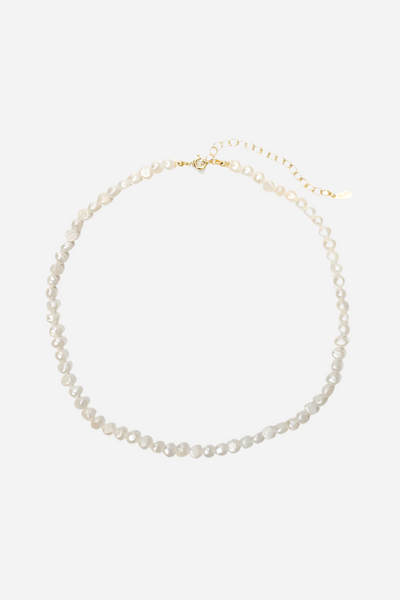 Andcopenhagen - Necklace - 18 carat gold plated 925 sterling silver - Timeless Pearl