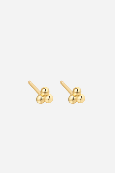 Andcopenhagen - Earrings Studs - 18 carat gold plated 925 sterling Silver - Drops