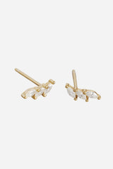 Andcopenhagen Jewelry - Earrings - 18 Carat Gold-Plated 925 Sterling Silver - Malina