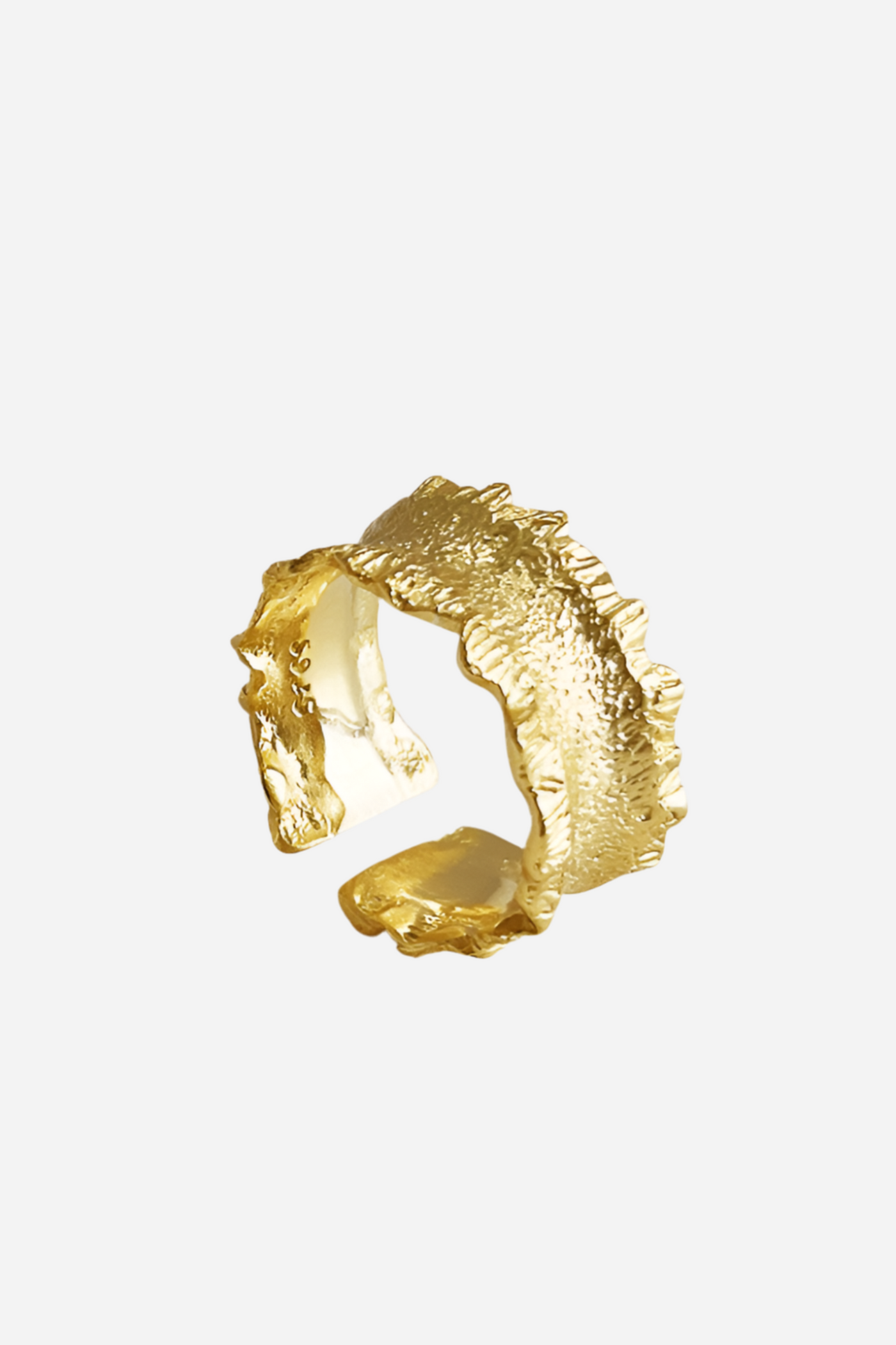 Andcopenhagen - Ring - 18 karat guldbelagt 925 sterlingsølv - Sandy