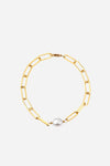 Andcopenhagen  Jewelry - Armbånd - 18 karat guldbelagt - Sanni Chunky Pearl chain