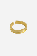 Andcopenhagen - Ring - 18 karat guldbelagt 925 sterlingsølv - Billie slim