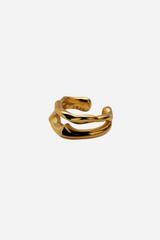 Andcopenhagen - Ørering Ear Cuff - 18 karat guldbelagt 925 sterlingsølv -  1 stk. Elva
