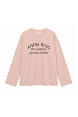 Anine Bing - Bluse - Washed Blushed - Ivan Melrose Stencil